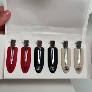 CHANEL hair clips accessories luxury gift set